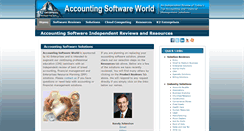 Desktop Screenshot of accountingsoftwareworld.com